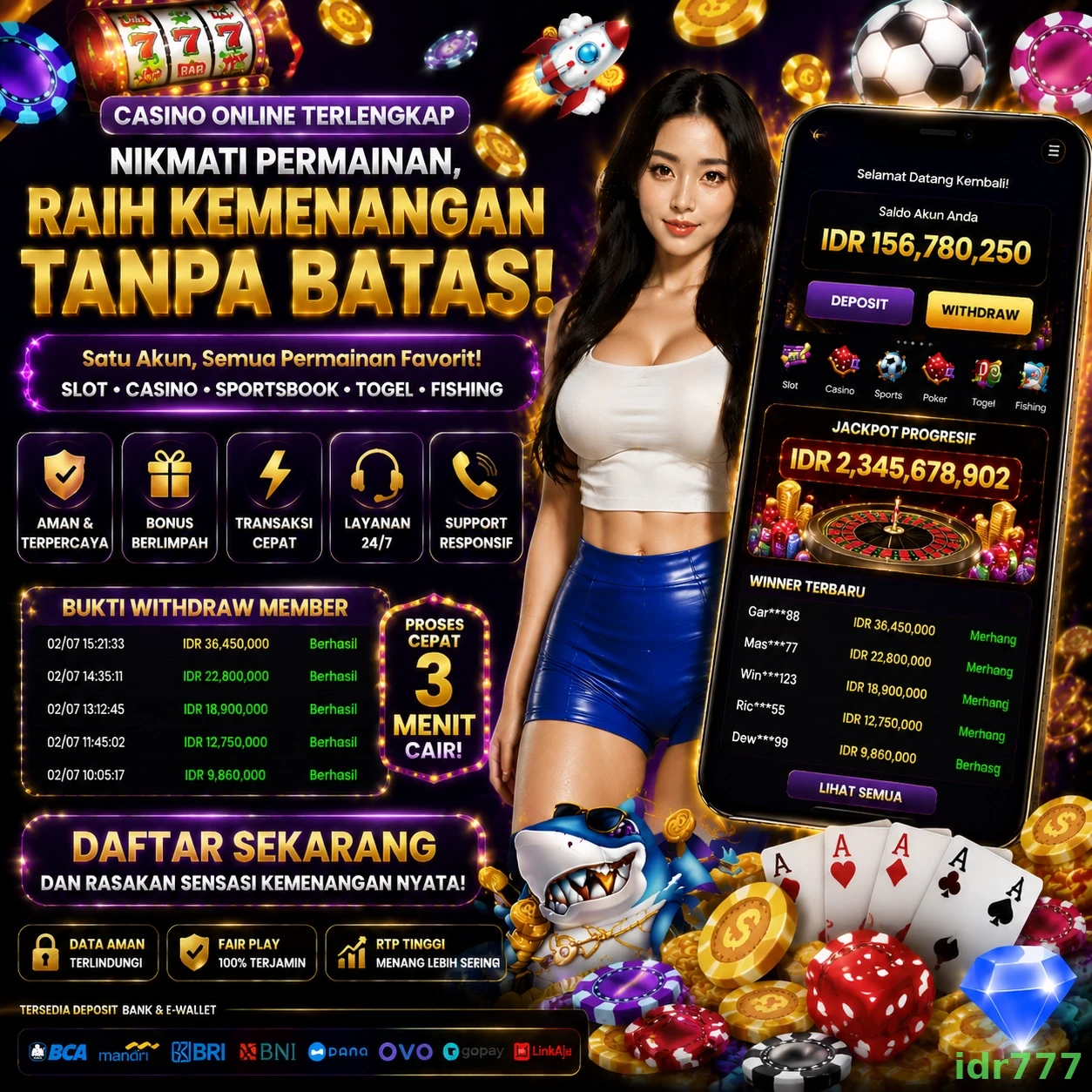Bagaimana idr777 Menawarkan Pengalaman Bermain yang Optimal