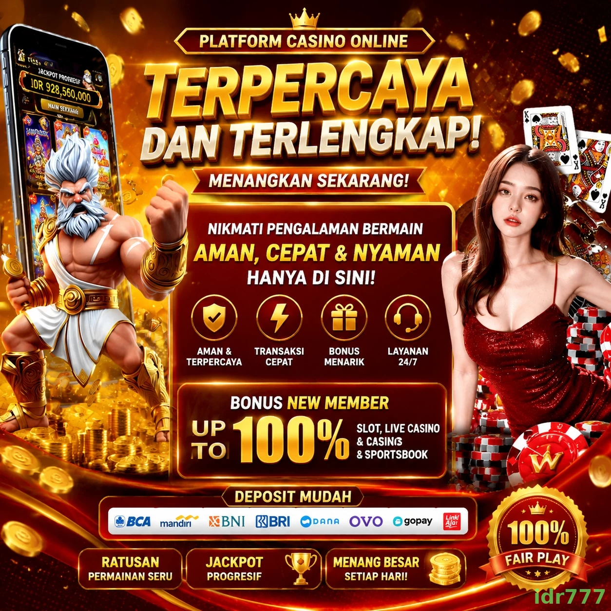 Cara Mendaftar dan Verifikasi Akun di idr777